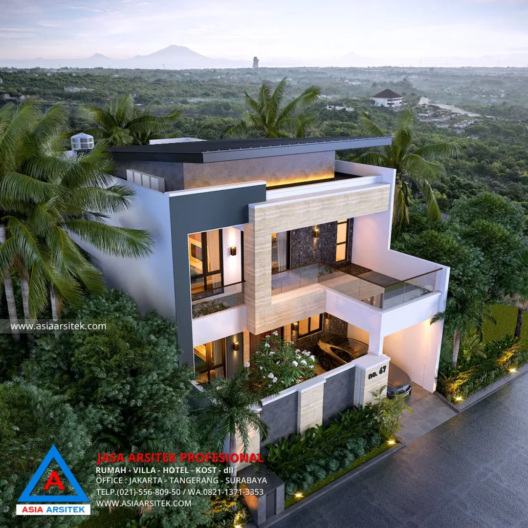 Jasa Arsitek Desain Rumah Minimalis 2 Lantai di Cipondoh Tangerang atas