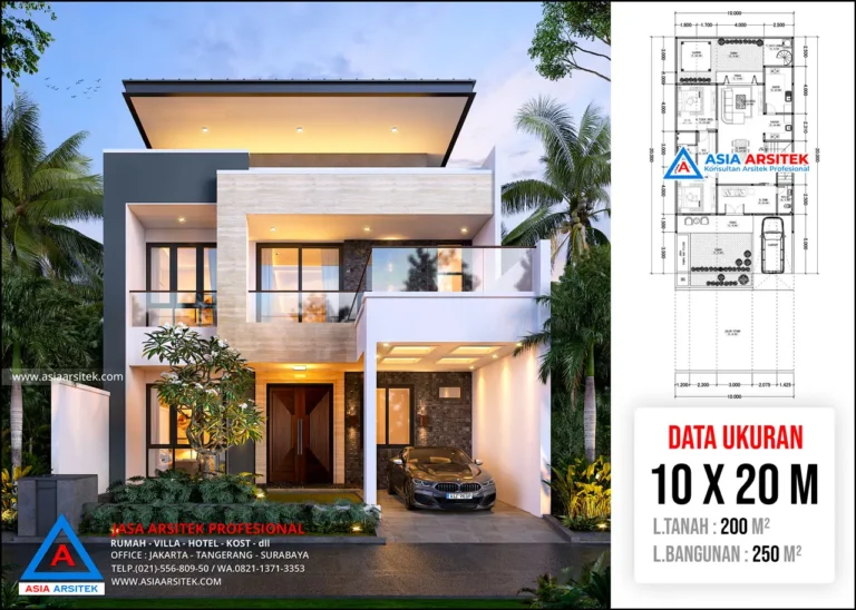 Jasa Arsitek Desain Rumah Minimalis 2 Lantai di Cipondoh Tangerang