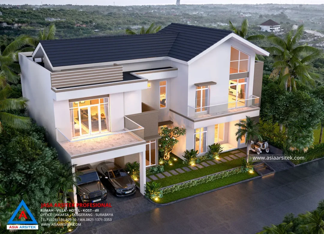 Jasa Arsitek Desain Rumah Minimalis 2 Lantai di Gresik Jawa Timur atas
