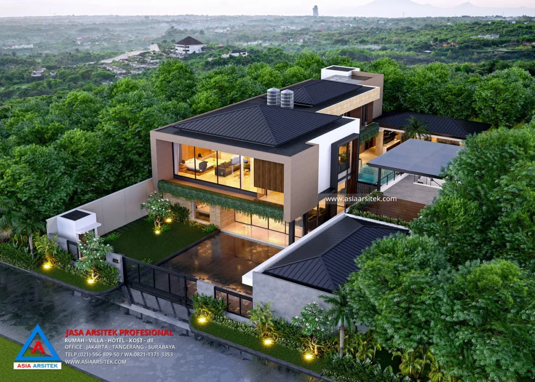 Jasa Arsitek Desain Rumah Modern 2 Lantai di Bekasi atas