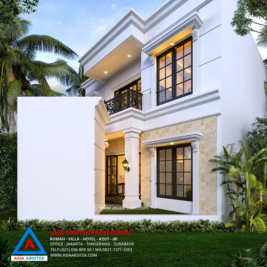 Jasa Arsitek Desain Rumah Tropis 2 Lantai di Tangerang back