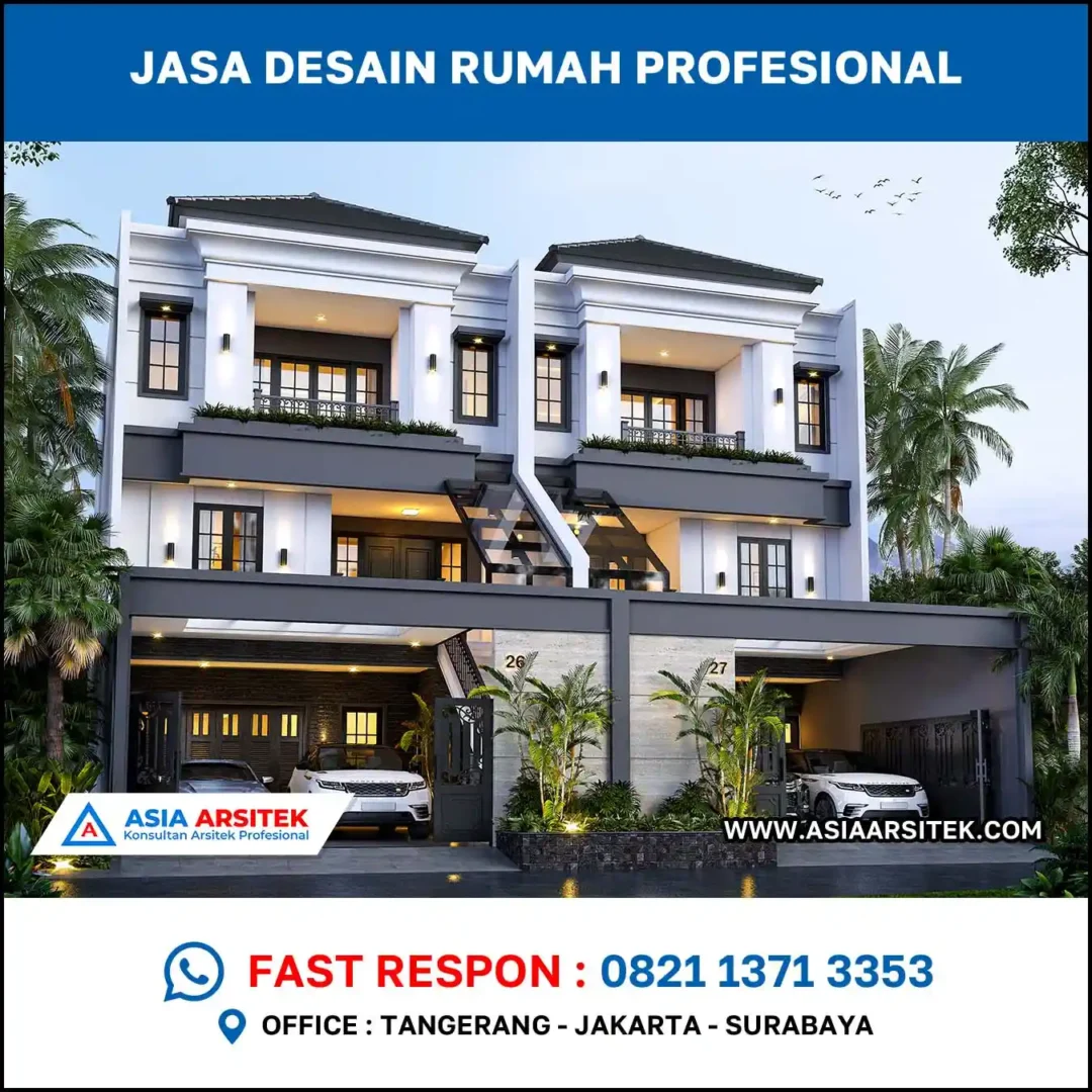 Jasa Desain Rumah di Benowo mediterania