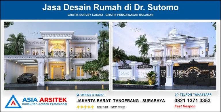 Jasa Desain Rumah di Dr. Sutomo