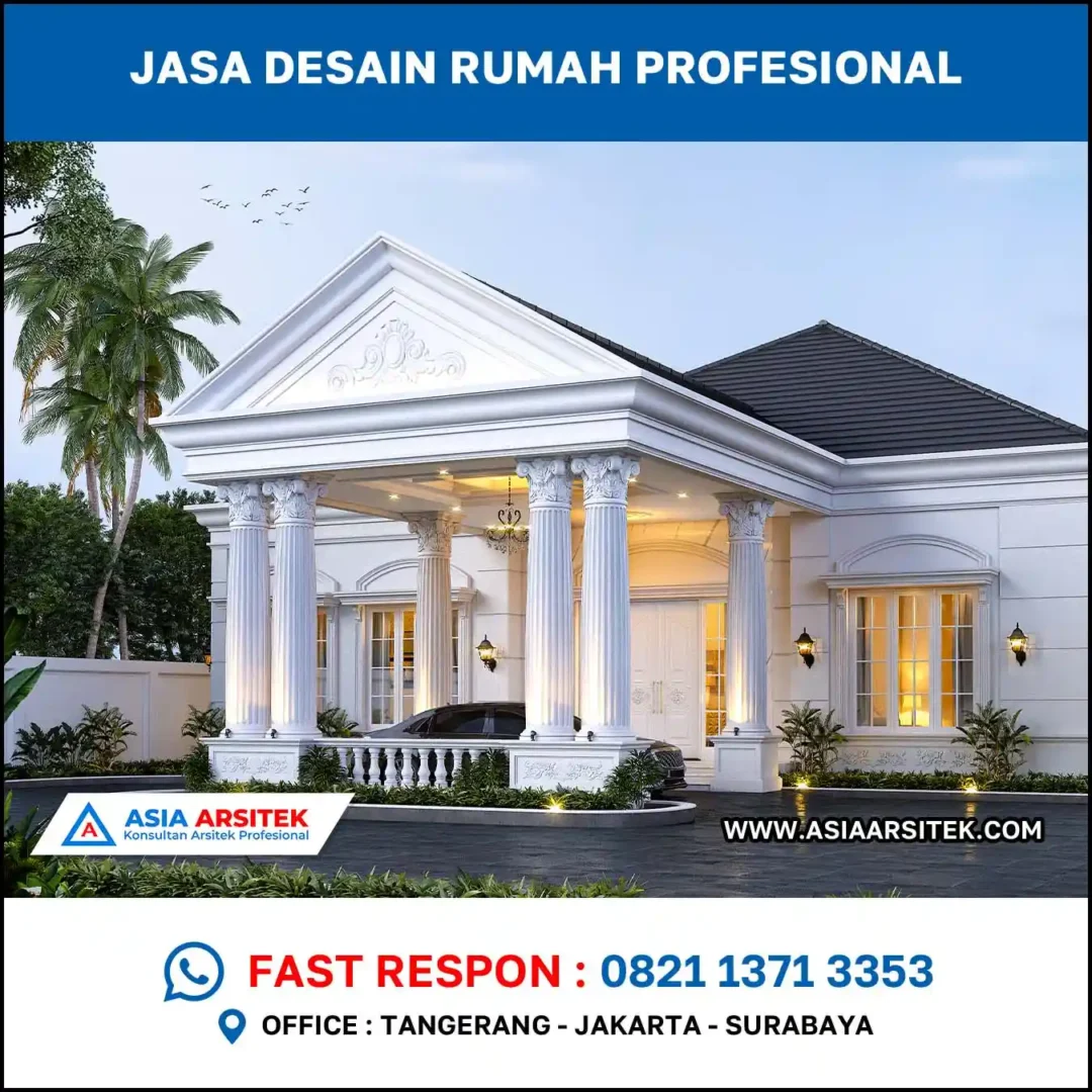 Jasa Desain Rumah di Dr. Sutomo klasik