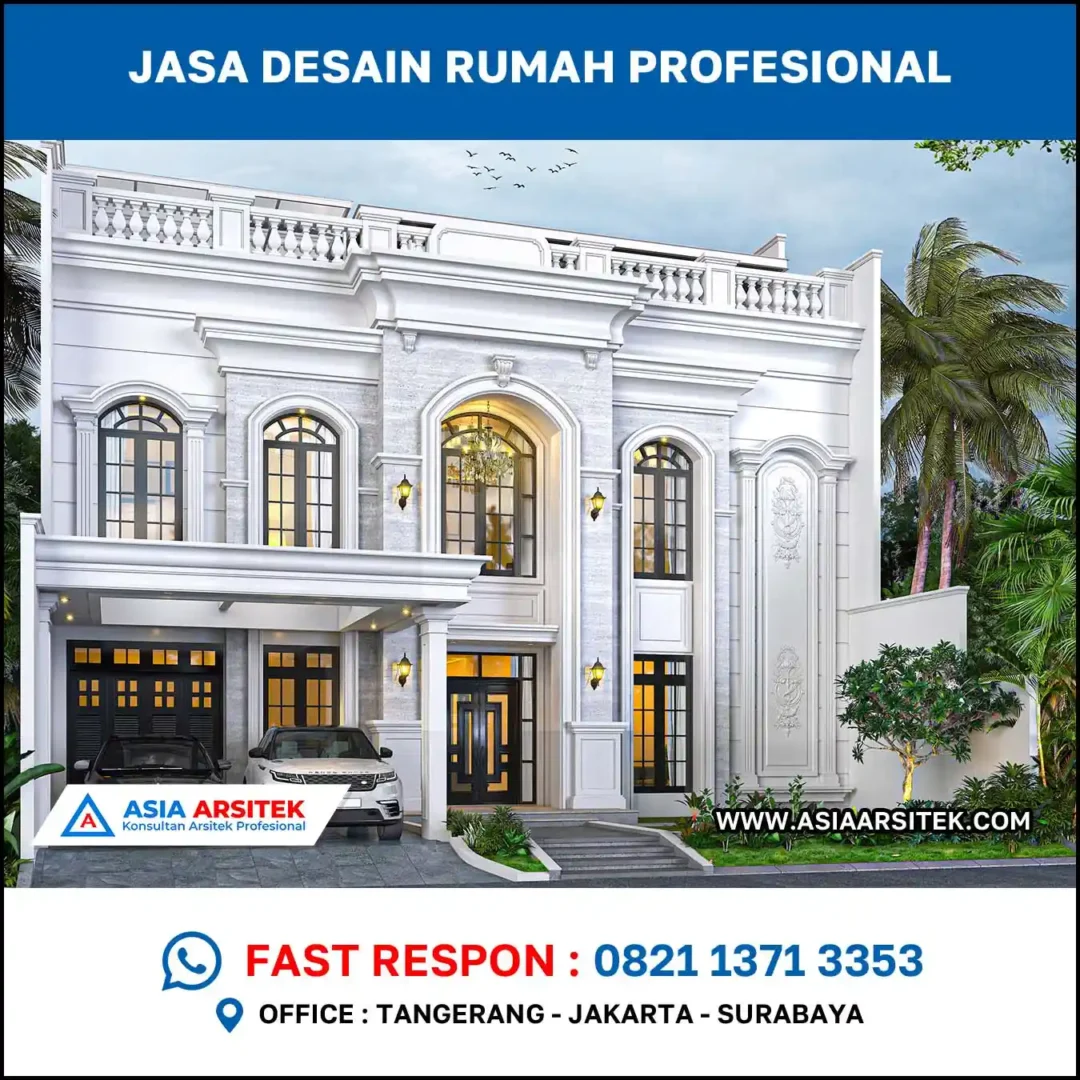 Jasa Desain Rumah di Dr. Sutomo mediterania