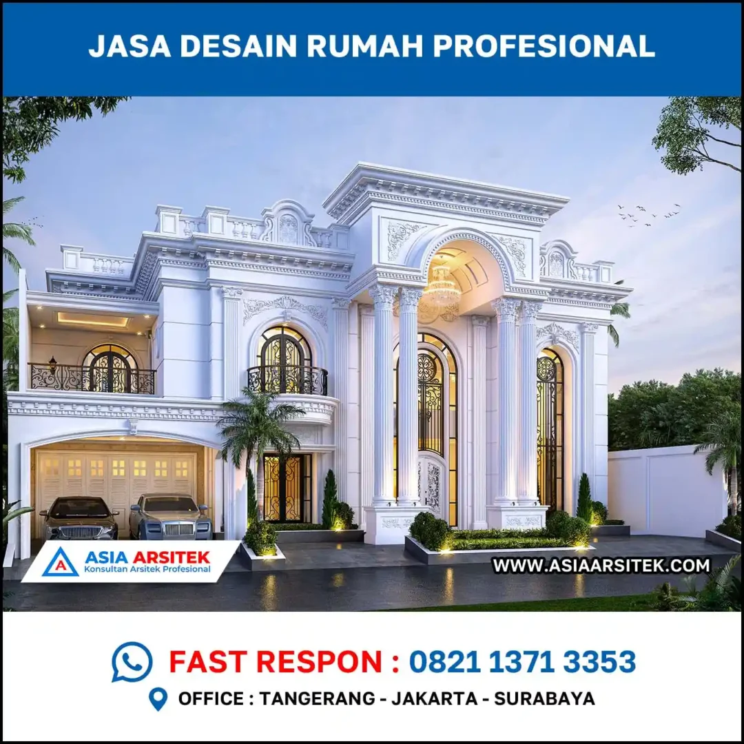 Jasa Desain Rumah di Dukuh Pakis klasik