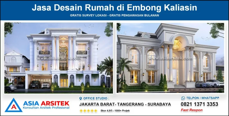 Jasa Desain Rumah di Embong Kaliasin