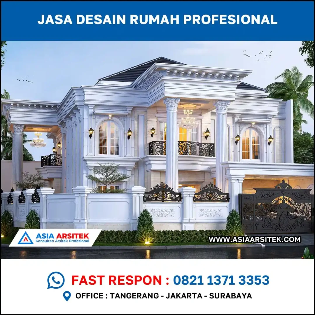Jasa Desain Rumah di Embong Kaliasin klasik