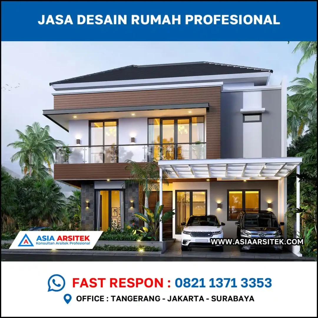 Jasa Desain Rumah di Embong Kaliasin minimalis