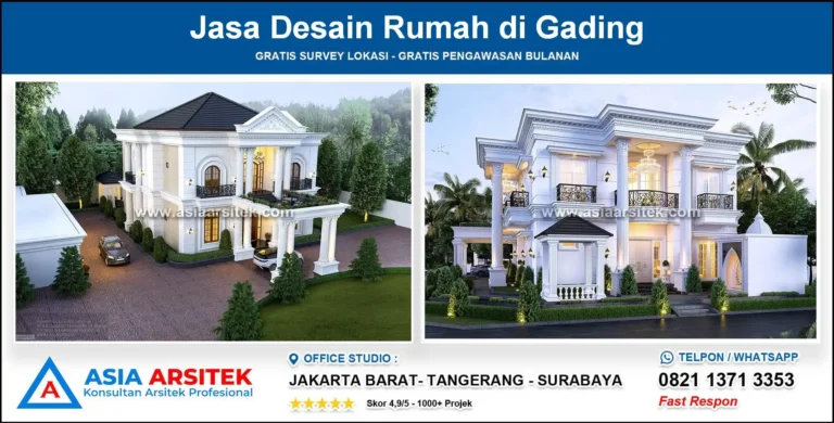 Jasa Desain Rumah di Gading
