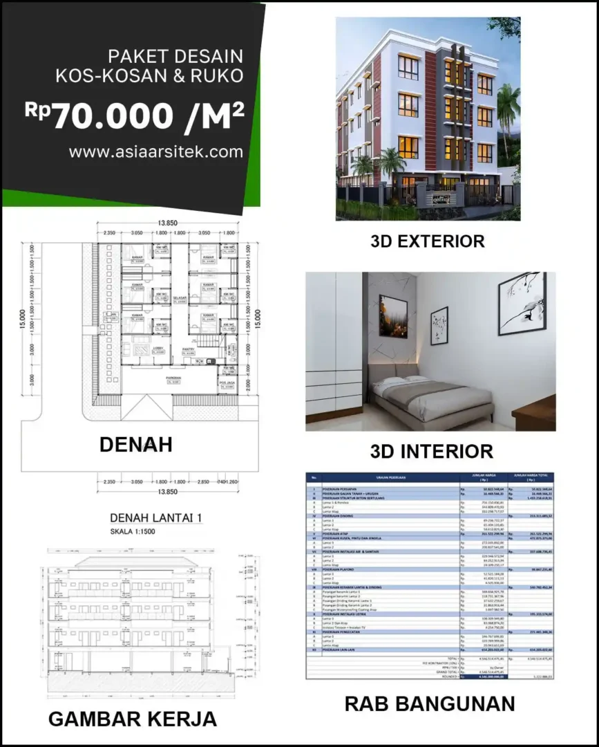 Jasa Desain Rumah di Gading biaya arsitek rumah