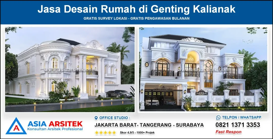 Jasa Desain Rumah di Genting Kalianak