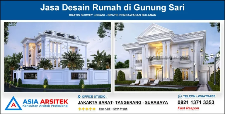 Jasa Desain Rumah di Gunung Sari
