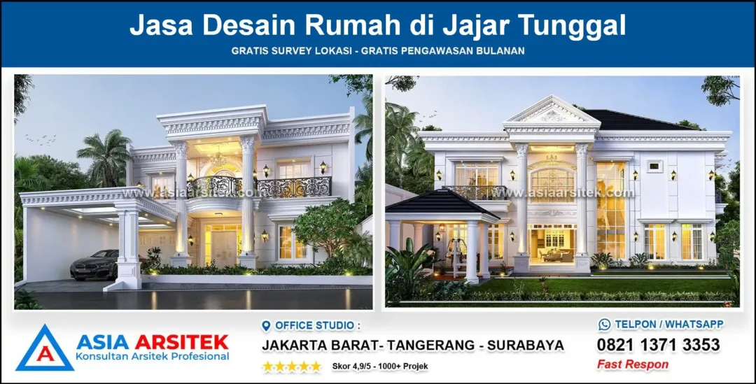 Jasa Desain Rumah di Jajar Tunggal