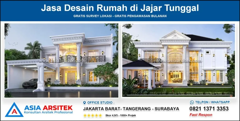 Jasa Desain Rumah di Jajar Tunggal
