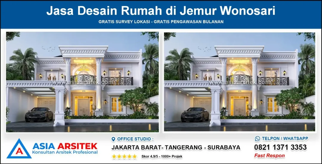 Jasa Desain Rumah di Jemur Wonosari