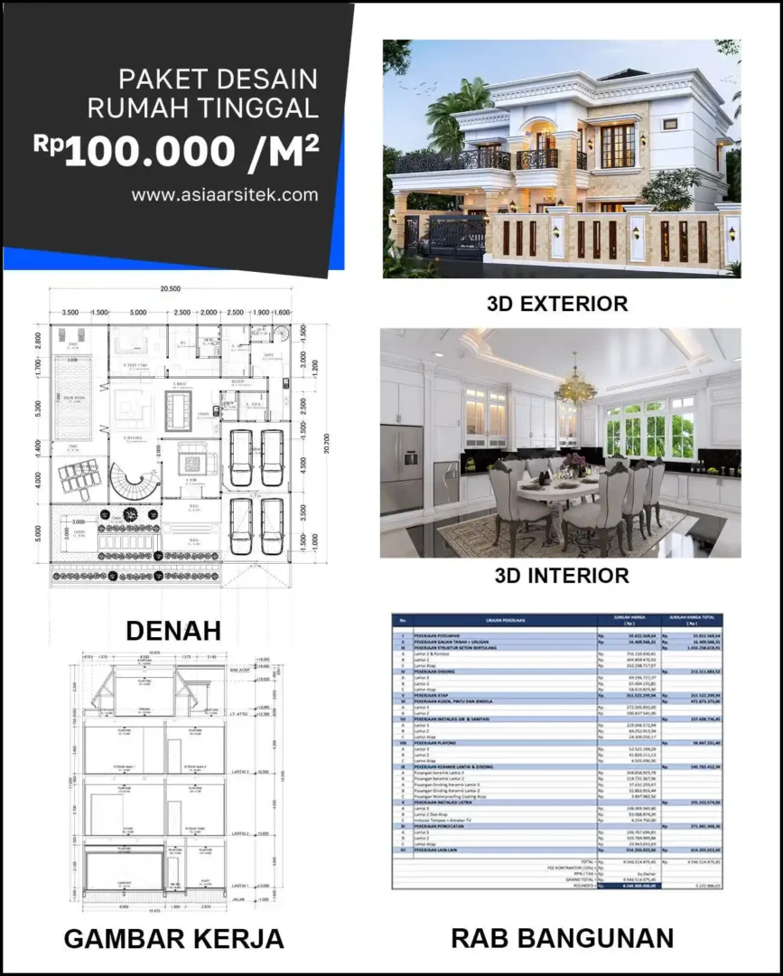 Jasa Desain Rumah di Jepara harga desain rumah