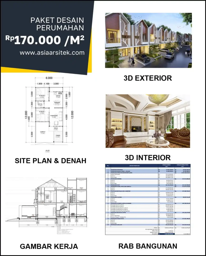 Jasa Desain Rumah di Jepara harga arsitek rumah