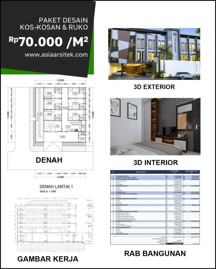Jasa Desain Rumah di Jeruk biaya arsitek rumah