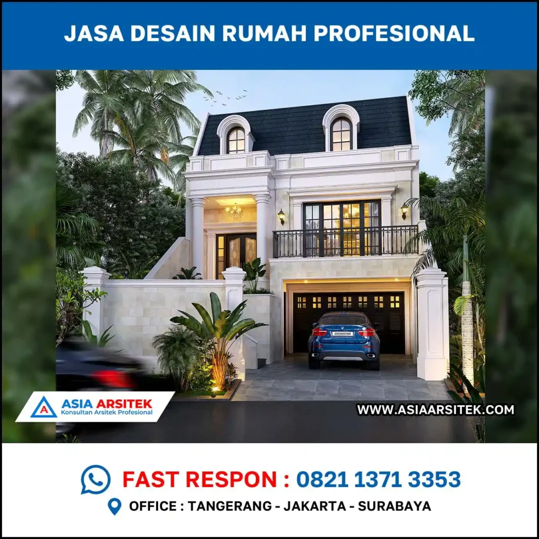 Jasa Desain Rumah di Kalijudan mediterania
