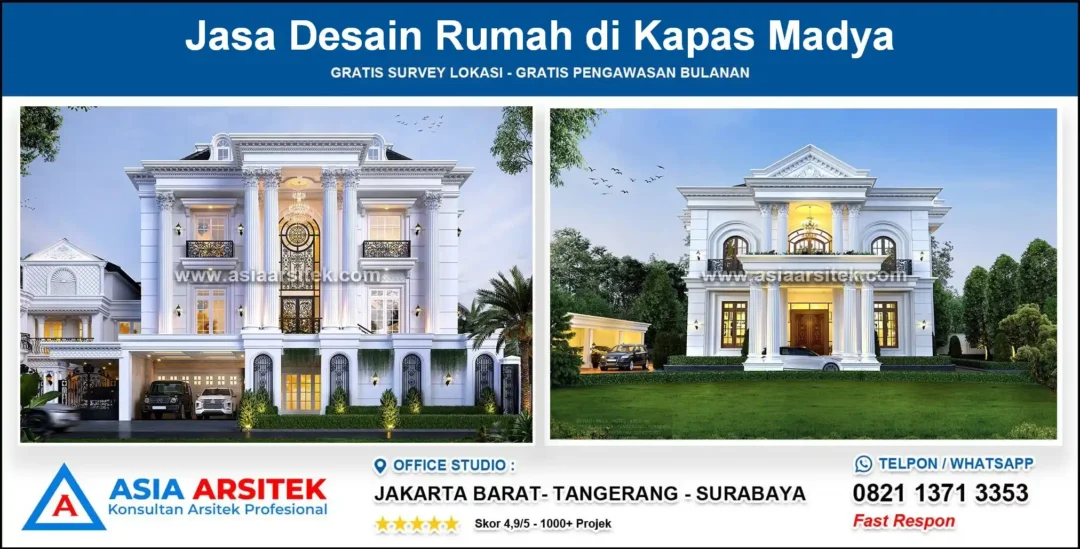 Jasa Desain Rumah di Kapas Madya