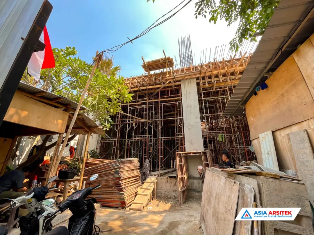 Pembangunan Kantor Mewah 5 Lantai di Tanjung Priok Jakarta Utara depan
