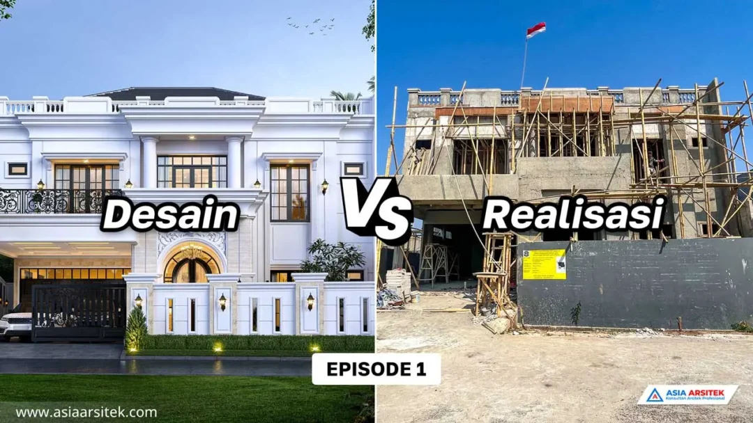 Pembangunan Rumah Tinggal Mewah 2 Lantai di Jakarta Timur vs