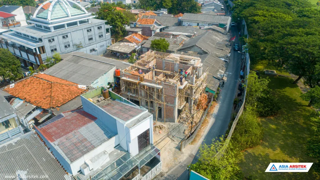 Pembangunan Rumah Tinggal Mewah 2 Lantai di Karang Tengah Tangerang atas