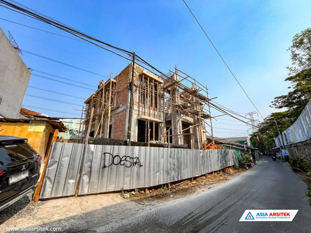 Pembangunan Rumah Tinggal Mewah 2 Lantai di Karang Tengah Tangerang depan