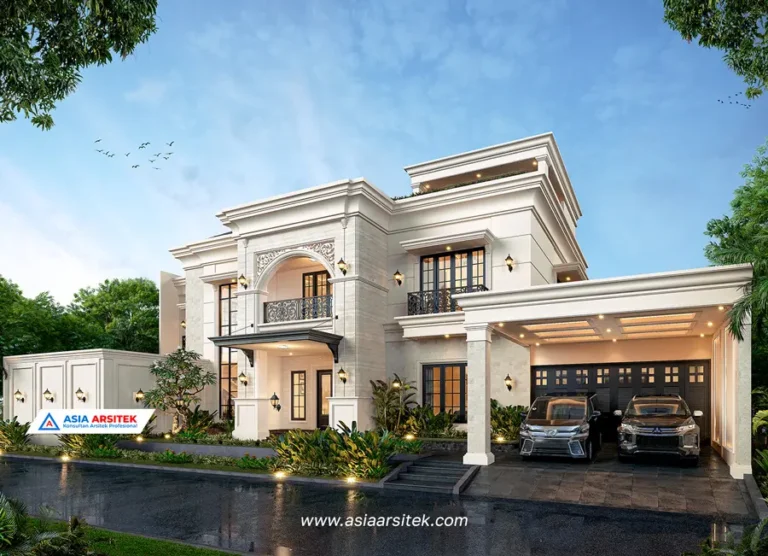Jasa Arsitek Desain Rumah Tropis 2 Lantai di Padang Sumatera Barat tbl