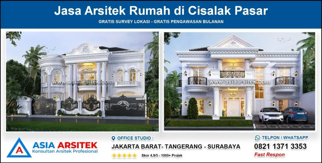 Jasa Arsitek Rumah di Cisalak Pasar