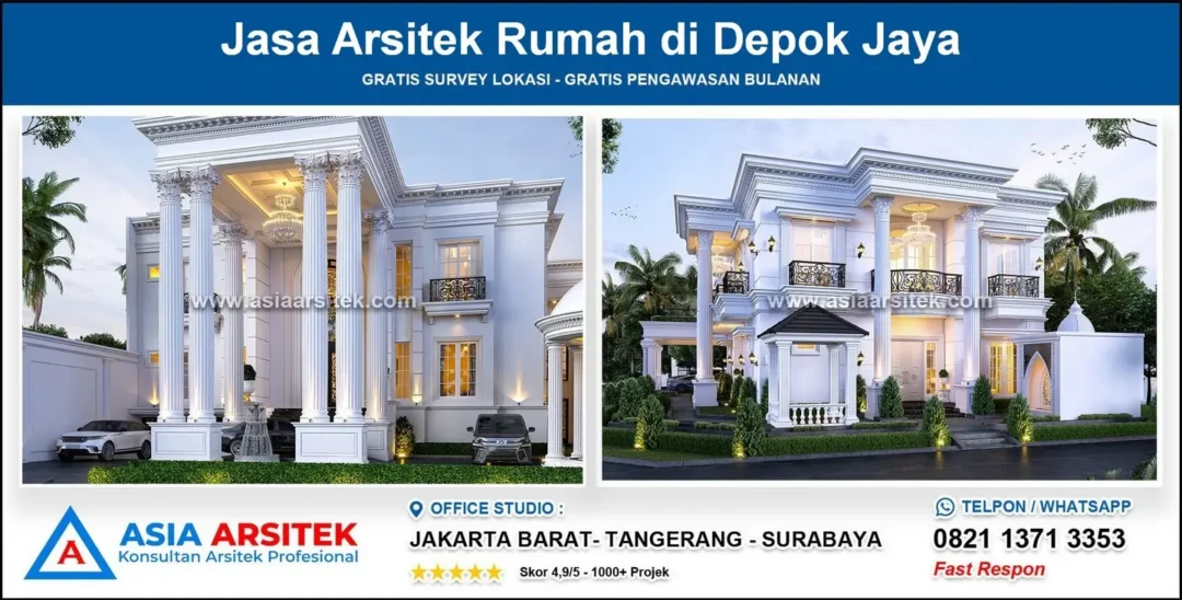 Jasa Arsitek Rumah di Depok Jaya