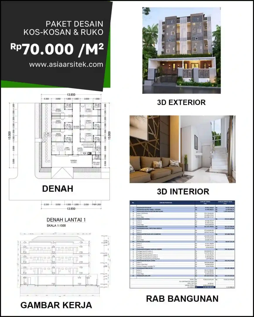 Jasa Arsitek Rumah di Depok Jaya biaya arsitek rumah