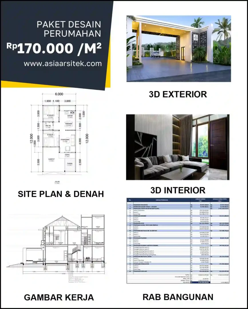 Jasa Arsitek Rumah di Depok Jaya harga arsitek rumah