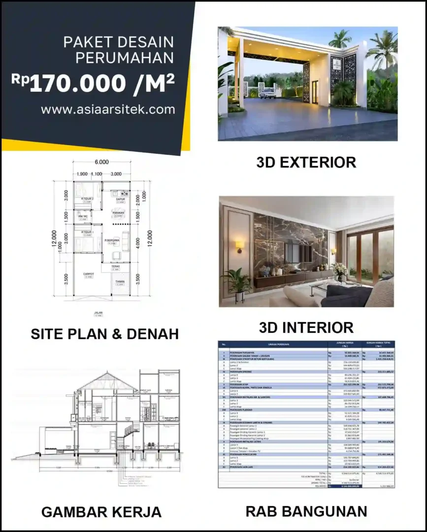 Jasa Arsitek Rumah di Durenseribu harga arsitek rumah