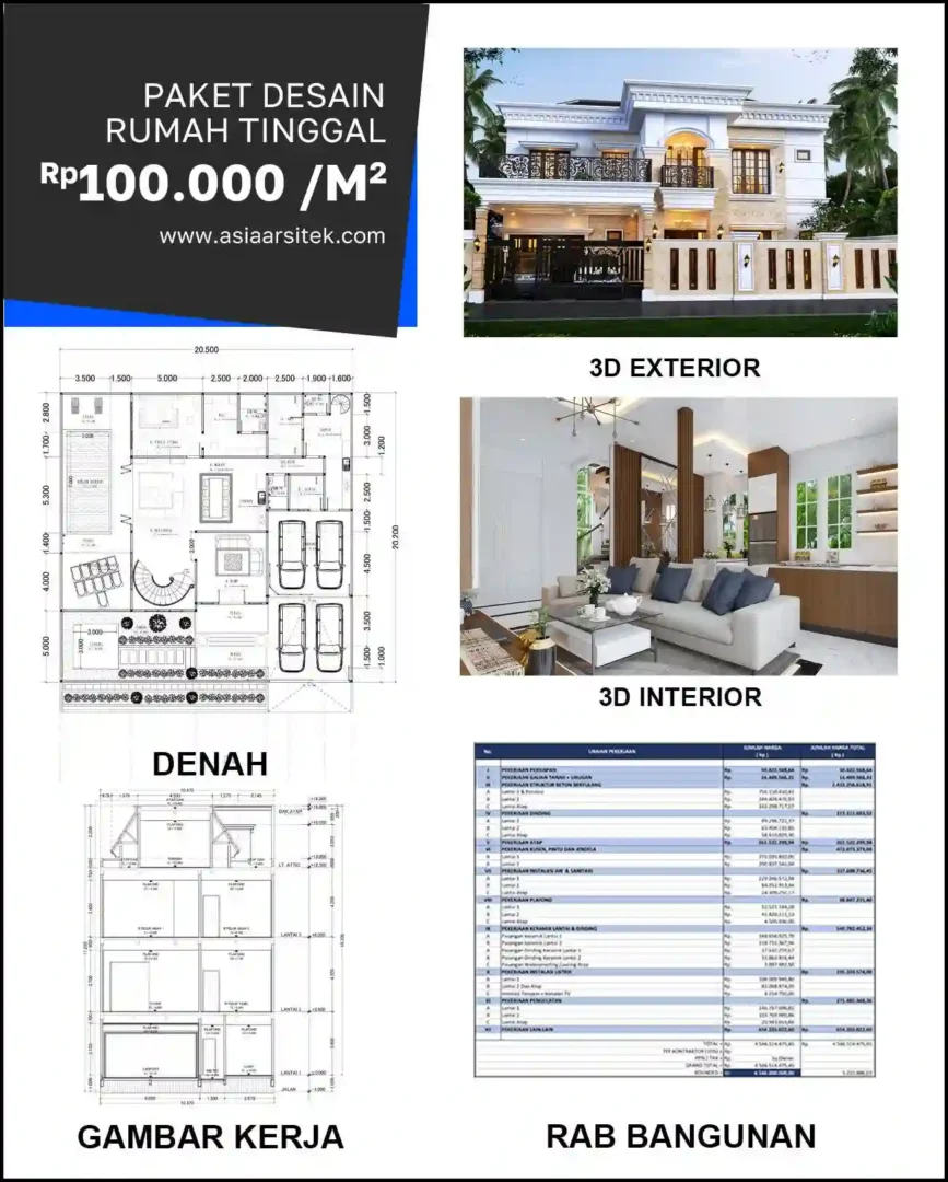 Jasa Arsitek Rumah di Jatisampurna