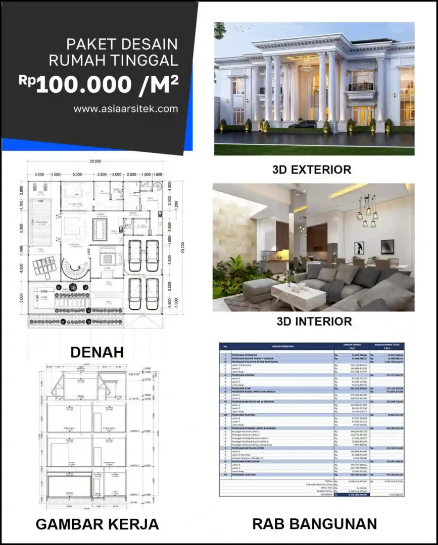 Jasa Arsitek Rumah di Jatimurni