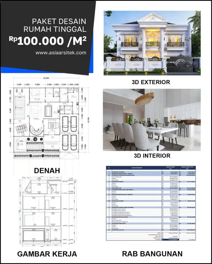 Jasa Arsitek Rumah di Jatiwaringin