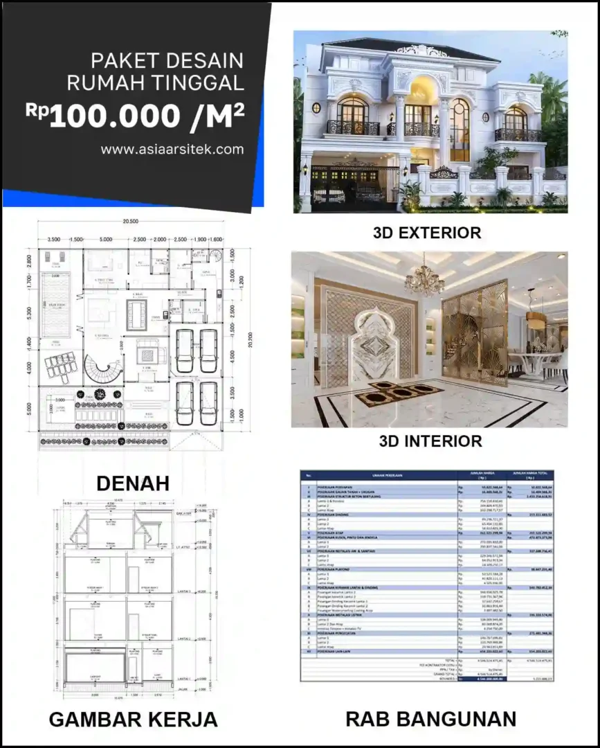Jasa Arsitek Rumah di Kalibaru