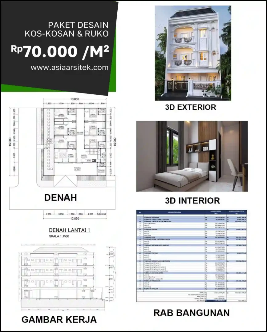 Jasa Arsitek Rumah di Kaliabang Tengah