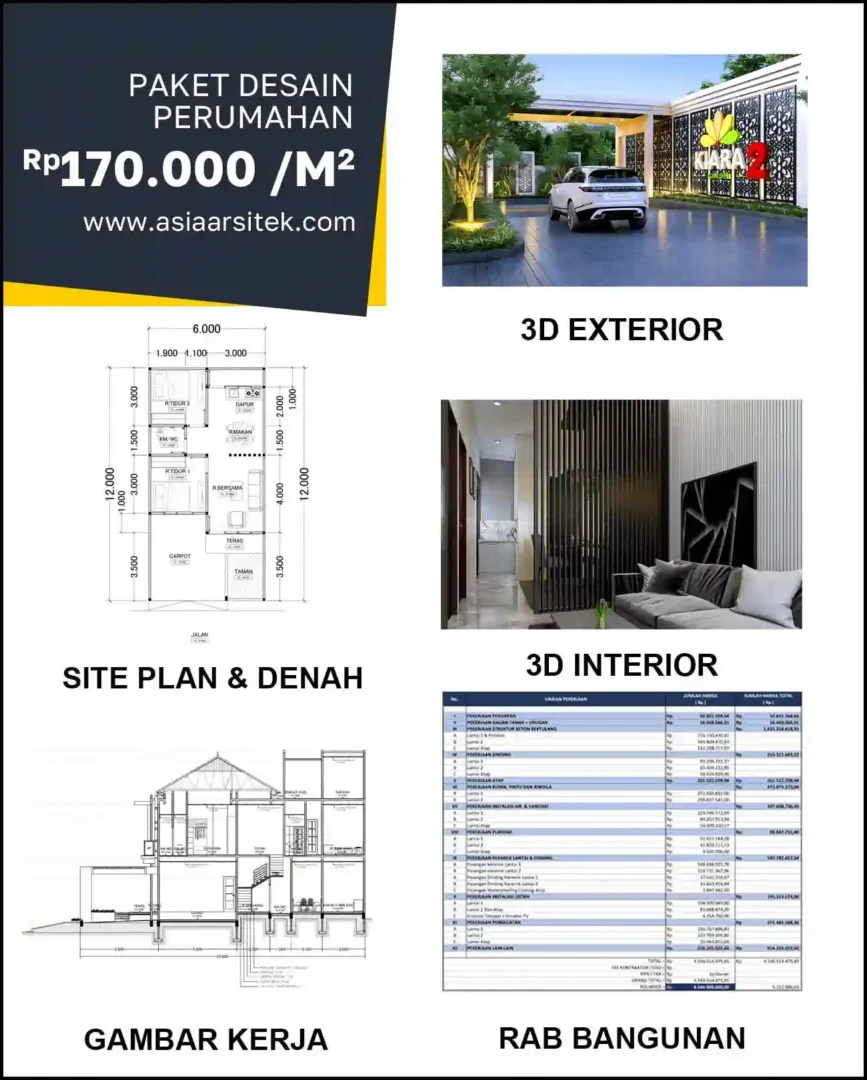 Jasa Arsitek Rumah di Kalibaru harga arsitek rumah
