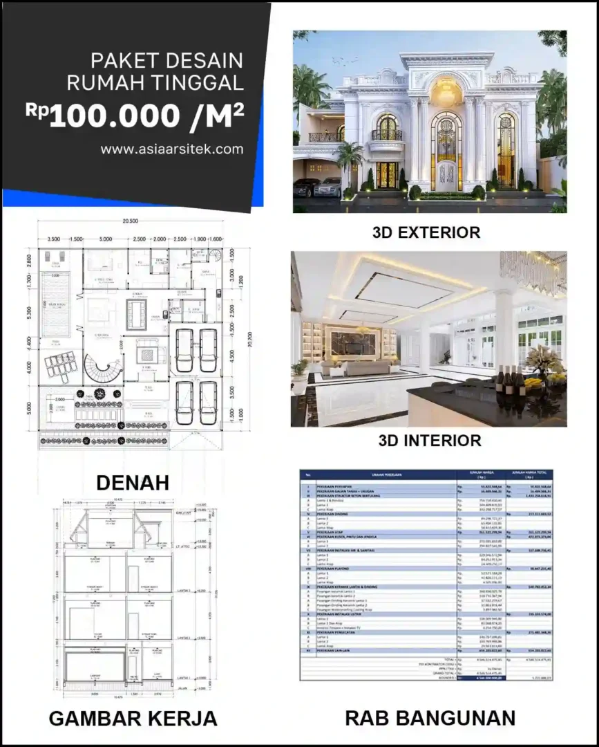 Jasa Arsitek Rumah di Kayuringin Jaya