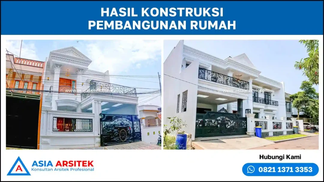 Jasa Arsitek Rumah di Kedaung realisasi desain rumah