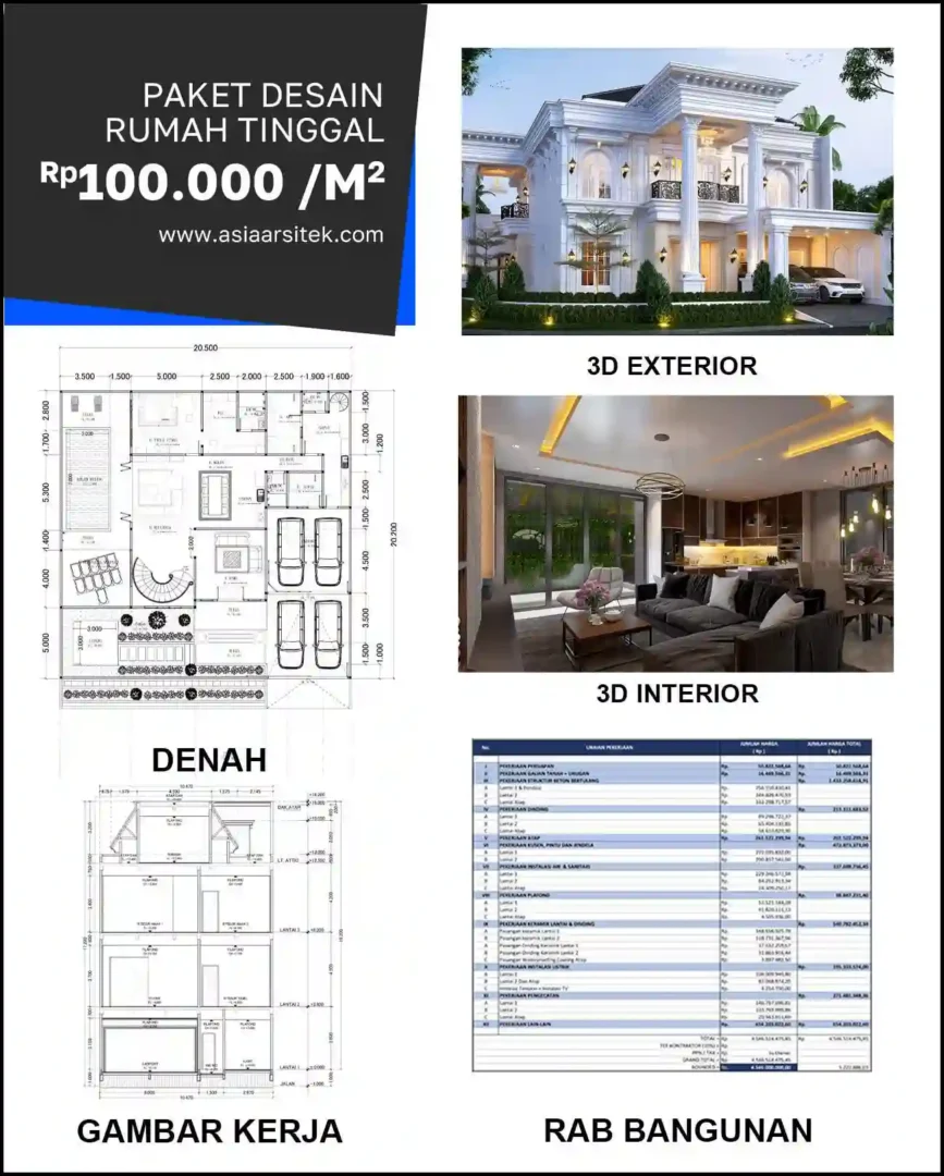 Jasa Arsitek Rumah di Kota Baru