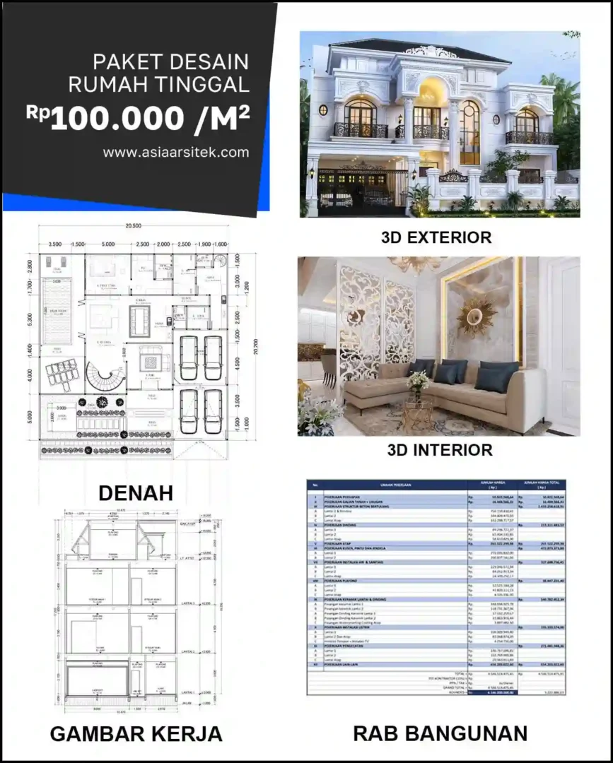 Jasa Arsitek Rumah di Kranji