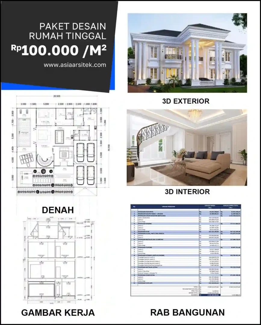 Jasa Arsitek Rumah di Marga Jaya