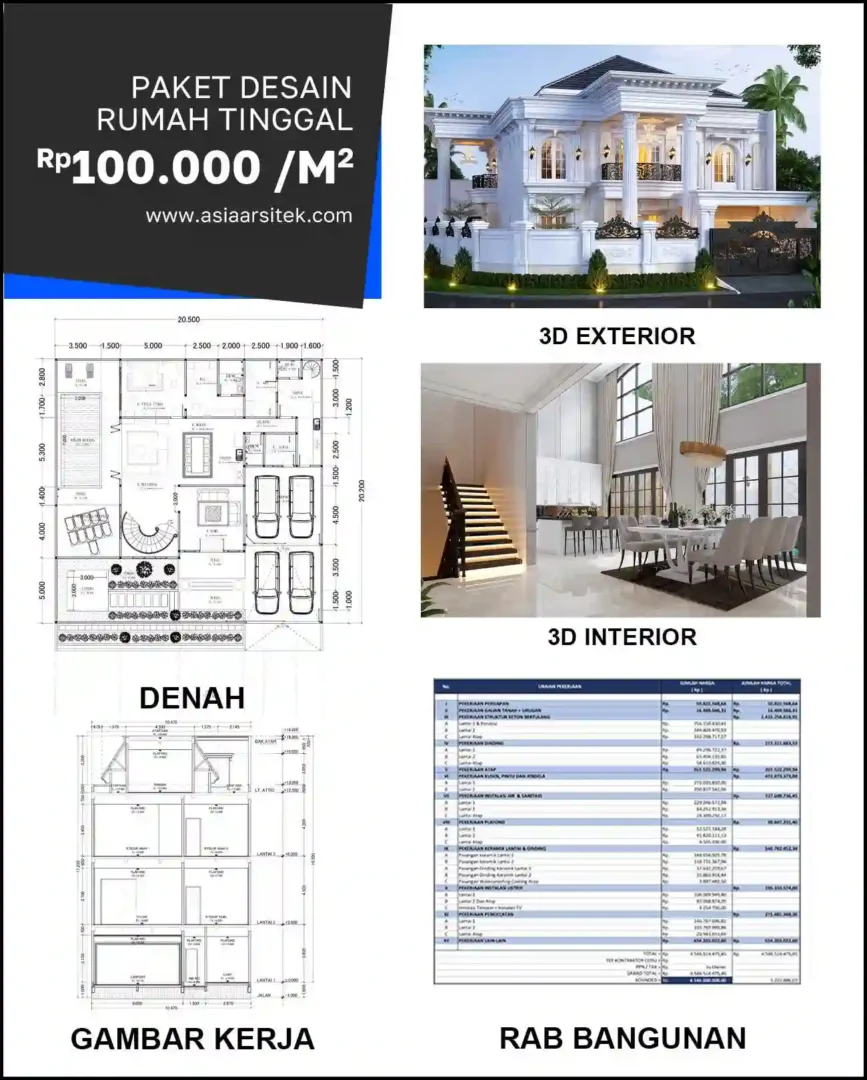 Jasa Arsitek Rumah di Marga Mulya