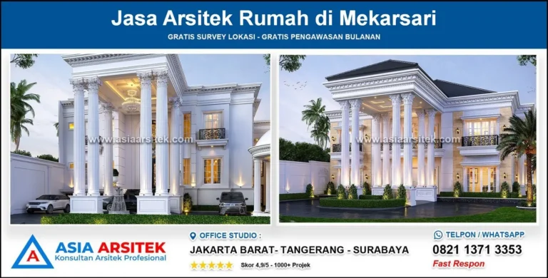 Jasa Arsitek Rumah di Mekarsari
