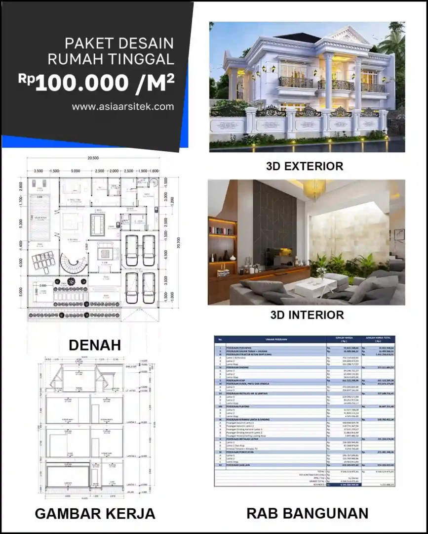 Jasa Arsitek Rumah di Pengasinan