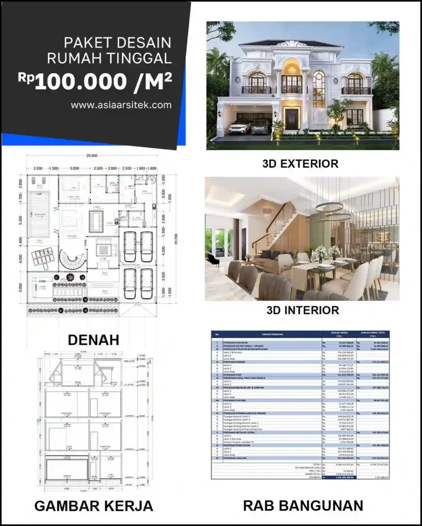 Jasa Arsitek Rumah di Perwira